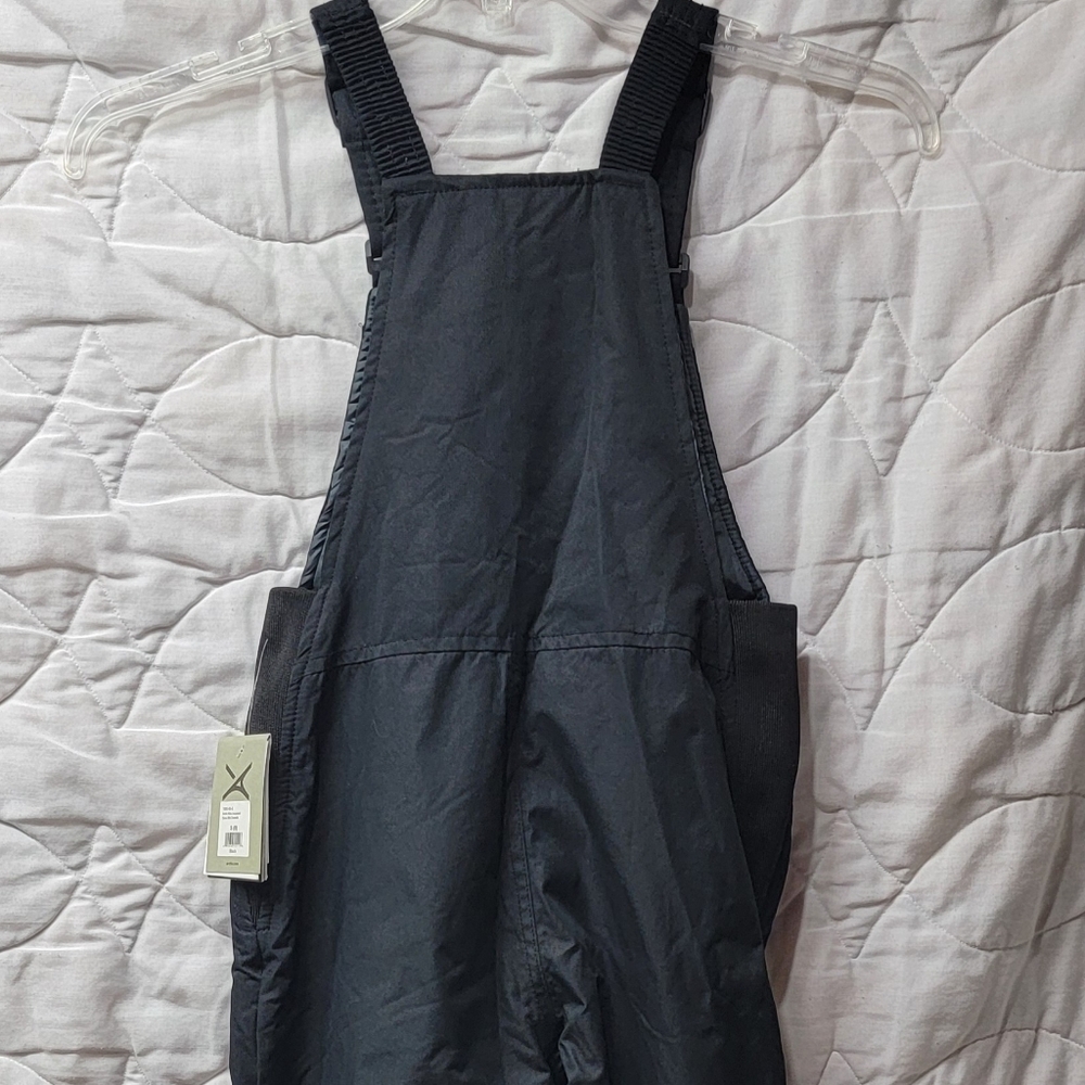 Kid's Unisex Arctix Insulated Snow Bibs Size S (8) NWT Black